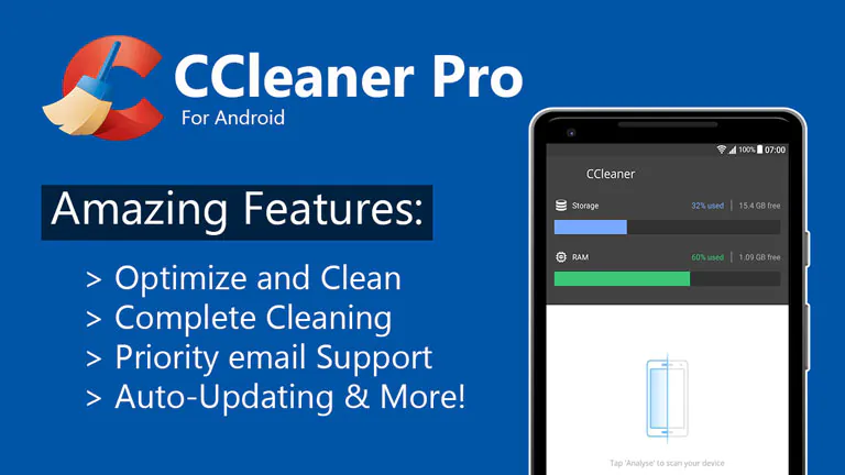 download the new for android CCleaner Professional 6.16.10662