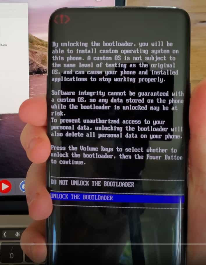 OnePlus Unlock The Bootloader